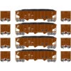 Athearn 25562 - 40' 3-Bay Ribbed Hopper W/ Load Conrail (CR) 439707, 438804, 437990, 436789 - N Scale