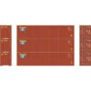 Athearn 27044 - 40' Corrugated HC Container (Set #1, 3 Pack) MOL - HO Scale