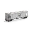 Athearn 28332 - PS-2 2893 3-Bay Covered Hopper Baltimore & Ohio (B&O) 628042 - N Scale