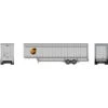 Athearn RTR 29455 - 40' Drop Sill Parcel Trailer United Parcel Service (UPS) 708745 - HO Scale