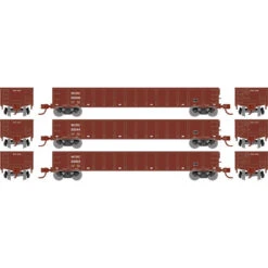 Athearn 3568 - 52' Mill Gondola Washington Central (WCRC) 30009, 30044, 30063 - N Scale