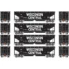 Athearn RTR 7078 - 40' Offset Ballast Hopper W/ Load Wisconsin Central (WC) 112, 119, 125, 128 - HO Scale