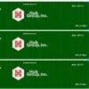 Atlas 20006673 - 53' CIMC Container (3) Hub Group (HGIU) - HO Scale