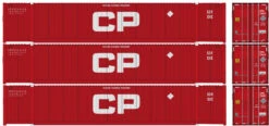 Atlas 20006676 - 53' CIMC Container (3) Canadian Pacific (CP) - HO Scale