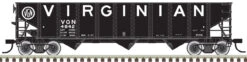 Atlas 20006929 - AAR 70 Ton 3-Bay Open Hopper Virginian (VGN) 4592 - HO Scale