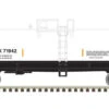 Atlas 50006150 - ACF 14,000-Gallon Kaolin Tank Car American Car & Foundry (ACFX) 71939 - N Scale