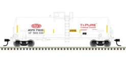 Atlas 50006152 - ACF 14,000-Gallon Kaolin Tank Car Dupont (ACFX) 71619 - N Scale