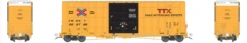 Aurora Miniatures 305012 - Gunderson 6276 50' Plate F Boxcar TTX (FBOX) 506735 - HO Scale