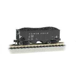 Bachmann 19554 - USRA 55 Ton 2-Bay Hopper Clinchfield (CRR) 44257 - N Scale