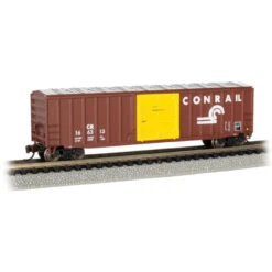 Bachmann 19664 - ACF 50'6" Outside Braced Box Car Conrail (CR) 163313 - N Scale