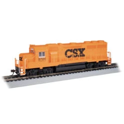 Bachmann 63540 - EMD GP40 (MOW Orange) CSX (CSXT) 9704 - HO Scale