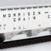 InterMountain 653117-06 - PS 4750 CU FT 3 Bay Rib-Sided Hopper Morrison-Quirk Grain Corp (MQGX) 124 - N Scale