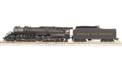 Broadway Limited 7221 - Y6B 2-8-8-2, 22I Tender W/ Paragon4 Sound/DC/DCC Norfolk & Western (NW) 2192 - N Scale