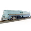 Broadway Limited 7350 - ATSF Blue Goose, #3460, As-Delivered W/ 3460 On Side Of Tender, Paragon4 Sound/DC/DCC, Smoke, HO Paragon 4 Sound/DC/DCC Atchison, Topeka And Santa Fe (ATSF) 3460 - HO Scale
