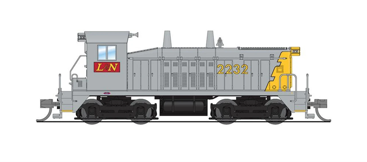 Broadway Limited 7517 - EMD SW7 W/ Paragon4 Sound/DC/DCC Louisville & Nashville (L&N) 2255 - N Scale