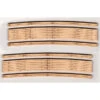 Blair Line 026 - Laser-Cut Curved 2-Lane Wood Grade Crossing Pkg(2) -- 11" Radius - N Scale Kit