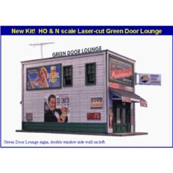 Blair Line 1008 - Green Door Lounge - N Scale Kit