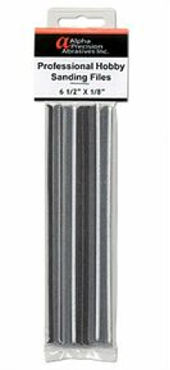 Alpha Abrasives 0305 - Professional Sanding File Pkg(12) - 1/8" .3cm - Coarse