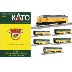 Kato 106-0046 - Passenger Train Starter Set Chicago & Northwestern (CNW) - N Scale