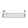 Class One Model Works CT00520 - Hyundai 48' Exterior-Post Containers Alaska Marine Lines 480057 - HO Scale