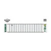 Class One Model Works CT00522 - Hyundai 48' Exterior-Post Containers Alaska Marine Lines 480101 - HO Scale