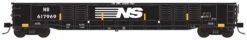 Trainworx 25213-11 - 52’6″ Corrugated Gondola Norfolk Southern (NS) 617969 - N Scale