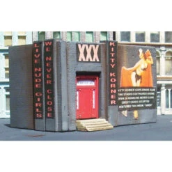 Downtown Deco 2015 - Kitty Korner (Adult Theme Signs) - N Scale Kit