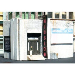 Downtown Deco 2016 - 1st Street Rescue Mission - N Scale Kit