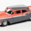 Classic Metal Works 30645 - 1959 Ford Fairlane 4-Door - Assembled (Geranium, Gunsmoke Gray) - HO Scale