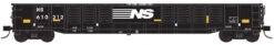 Trainworx 25213-08 - 52’6″ Corrugated Gondola Norfolk Southern (NS) 610212 - N Scale