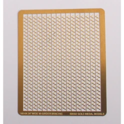 Gold Medal Models 160-64 - 24" Wide W-Bracing For Steel Girders (800 Scale Feet)