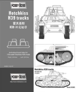 Hobby Boss 81003 - Hotchkiss H39 Tank Tracks - 1:35 Scale Kit