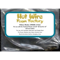 Hot Wire Foam Factory DW006R - Shapeable Flat Wires -