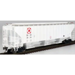 InterMountain 453115-02 - PS 4750 CU FT 3 Bay Rib-Sided Hopper - Searles Valley Minerals North American Chemicals (DGHX) 3034 - HO Scale