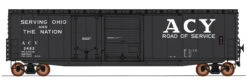 InterMountain 45632-06 - 50' PS-1 Double Door Boxcar Akron, Canton And Youngstown (ACY) 2487 - HO Scale
