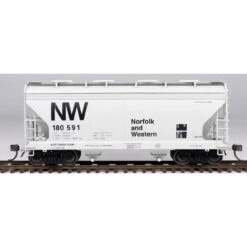 InterMountain 46503-23 - ACF 2-Bay Covered Hopper Norfolk & Western (NW) 180591 - HO Scale