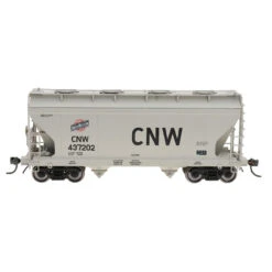 InterMountain 46542-07 - ACF 2-Bay Covered Hopper Chicago & Northwestern (CNW) 437204 - HO Scale