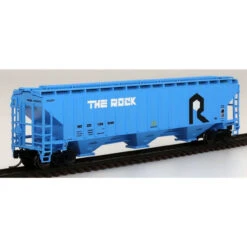 InterMountain 65308-34 - PS 4750 CU FT 3 Bay Rib-Sided Hopper Rock Island (ROCK) 132702 - N Scale