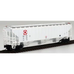 InterMountain 653115-05 - PS 4750 CU FT 3 Bay Rib-Sided Hopper North American Chemicals (DGHX) 3135 - N Scale
