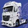Italeri 3935 - MB Actros MP4 Giga Space Showtruck Germany - 1:24 Scale Kit