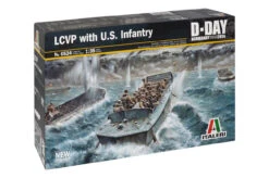 Italeri 6524 - LCVP With US Infantry United States - 1:35 Scale Kit