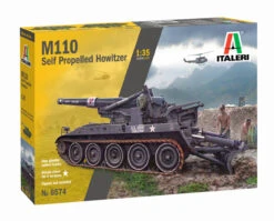 Italeri 6574 - M110 Self Propelled Howitzer United States - 1:35 Scale Kit