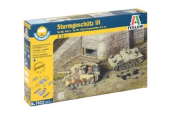 Italeri 7522 - Sturmgeschutz III Sd.Kfz.142/1 (2 FAST ASSEMBLY MODELS) Germany - 1:72 Scale Kit