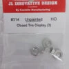 JL Innovative 314 - Closed Tire Display (3) - Unpainted - HO Scale
