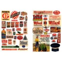 JL Innovative 683 - Farm/Feed&Seed Poster/Signs 40'/50's (54) - N Scale