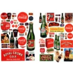 JL Innovative 697 - Vintage Softdrink Posters/Signs 30's-50's (72) - N Scale