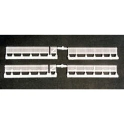 JL Innovative 705 - Custom Fencing Picket, Clean White (2) - HO Scale