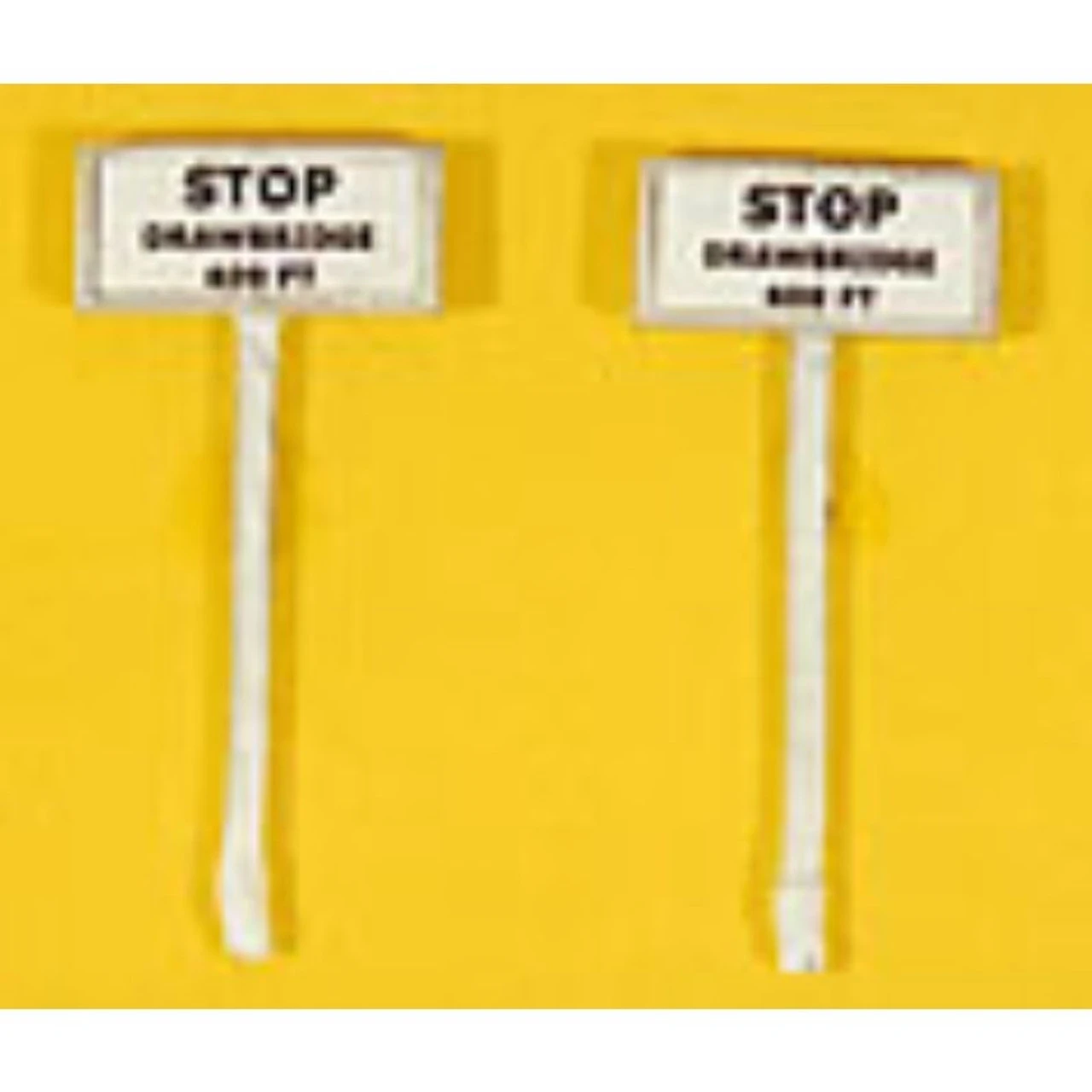 JL Innovative 847 - Custom Right Of Way Signs - Stop Drawbridge - HO Scale