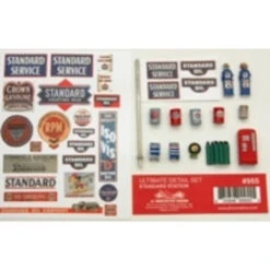 JL Innovative 955 - Ultimate Detail Set Standard Gas Station - HO Scale