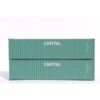 Jacksonville Terminal Co 405017 - 40' High Cube Containers Capital - N Scale